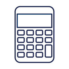 calculator math isolated icon vector illustration design