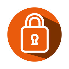 safe secure padlock icon vector illustration design