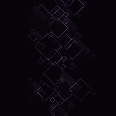 Purple squares background. Vector illustration.