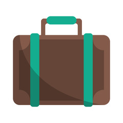 travel suitcase modern style equipment vector illustration eps 10