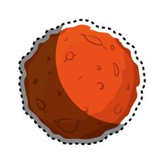 Planet of the solar system vector illustration design