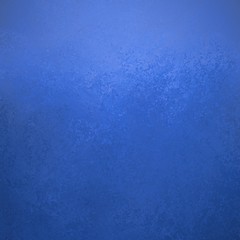 textured blue background with dark vintage grunge and stains and light color border, sponged painted wall design