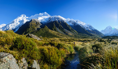 Mount Cook, Hooker Valley Track, Nieuw-Zeeland