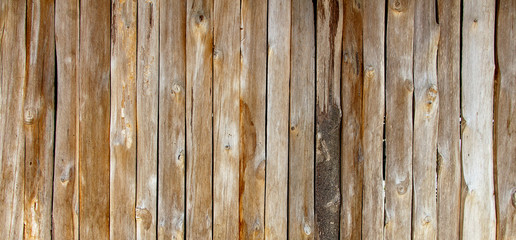 Wooden fence Brown and wood panels texture background