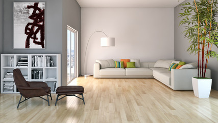 Fototapeta premium Modern living room