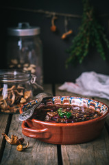 Wild Mushroom and Kidney Bean Soup