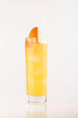 cocktail on the white background