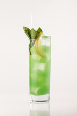 cocktail on the white background