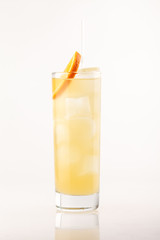 cocktail on the white background