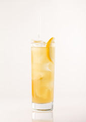 cocktail on the white background