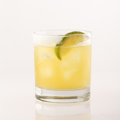 cocktail on the white background