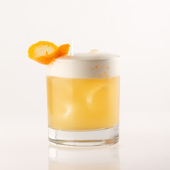 cocktail on the white background