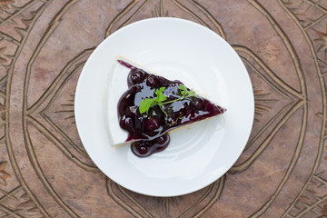 Blueberry cheese pie