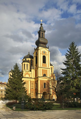 Fototapeta na wymiar Serbian Cathedral of Nativity of Blessed Virgin Mary in Sarajevo. Bosnia and Herzegovina 