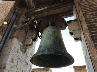 Obraz premium Siena - campana della Torre del Mangia