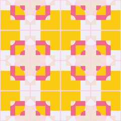 Abstract geometric seamless pattern ornament. Vector.