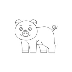 Sheep for coloring book