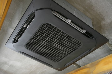 Air conditioning system installed on the ceiling
