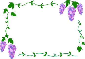 葡萄　フレーム