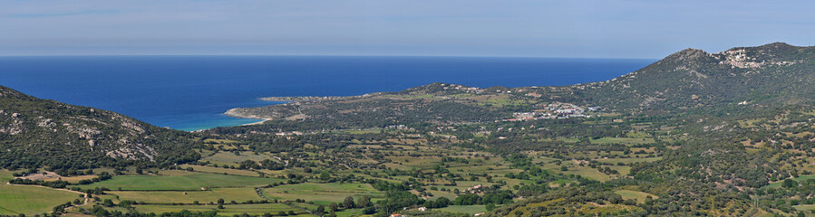 Fototapeta na wymiar Corsican coast Balagne