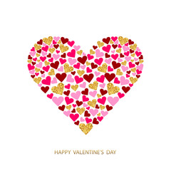 Happy Valentines Day Greeting Card.