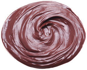 Melted chocolate or chocolate glaze.