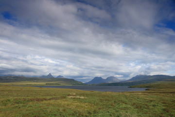 Fototapeta na wymiar Mountain view in Scottish Highlands