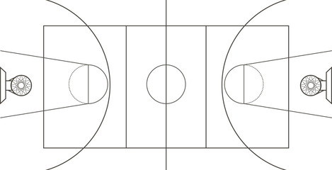 Спортивная площадка вид сверху схема