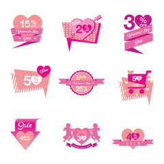 valentine's day label