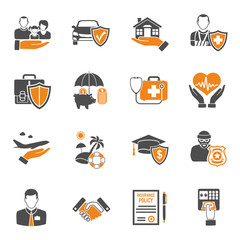 Insurance Icons Set