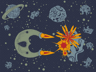 Asteroid space destroyer
