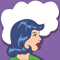Thinking girl