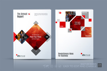 Business vector template. Brochure layout, cover modern design a