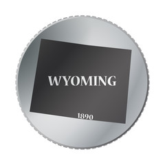 Wyoming State Coin