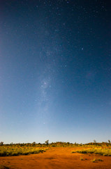 Stars over the Australian desert