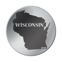 Wisconsin State Coin