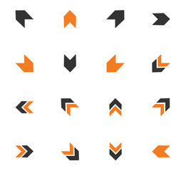 Arrows icons set