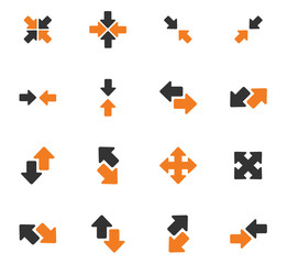 Arrows icons set