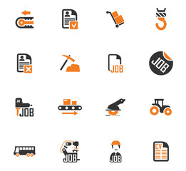 Job icons set
