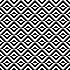 seamless pattern of black and white rhombuses 