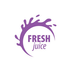 juice splash vector sign