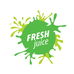 juice splash vector sign