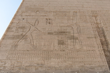 Egypt - Luxor - Habu Temple Wall