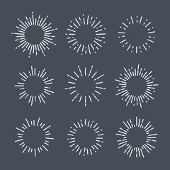 Fototapeta premium Various circular designs