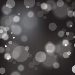 Festive background with bokeh defocused lights