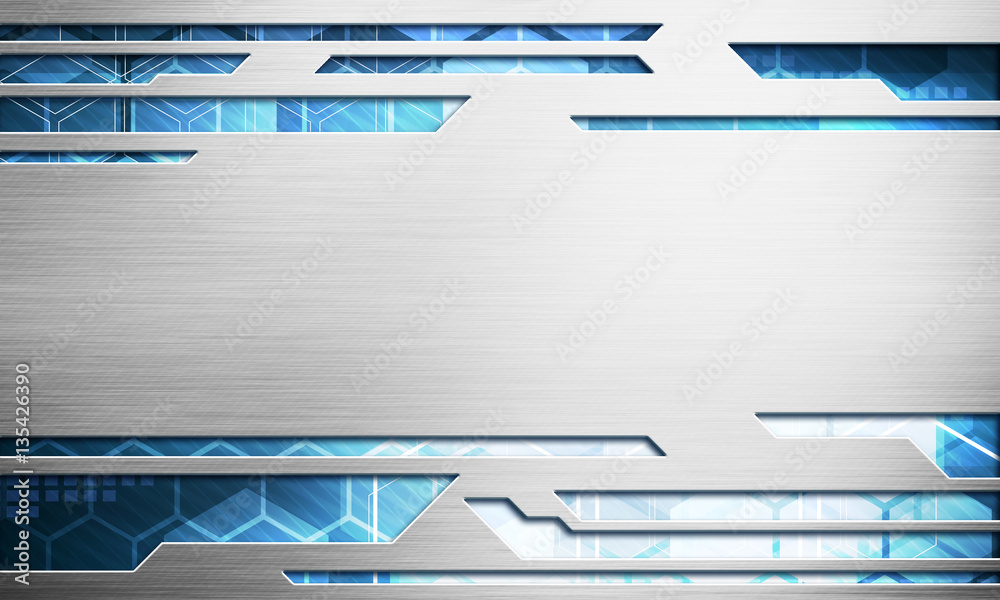 Aufkleber digital image technology interface concept with circuit microchip