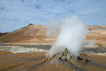 Hochtemperaturgebiet Namaskard auf Island