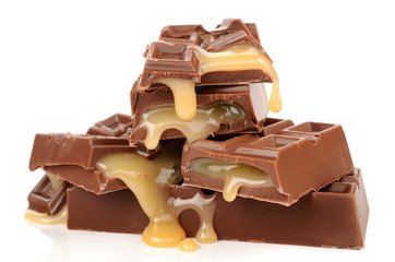 Chocolate with cream
