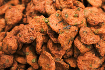 Thai fried food made from cassava starch and minced fish.