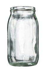 empty glass jar